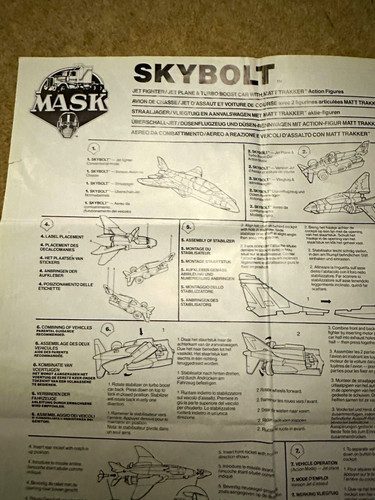 Kenner 1980 k skybolt - m.a.s.k.,