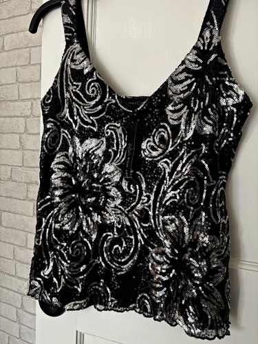 Per una sequin cami top - m&s,
